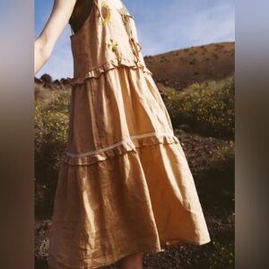 MEADOWS Willow Linen Dress 8